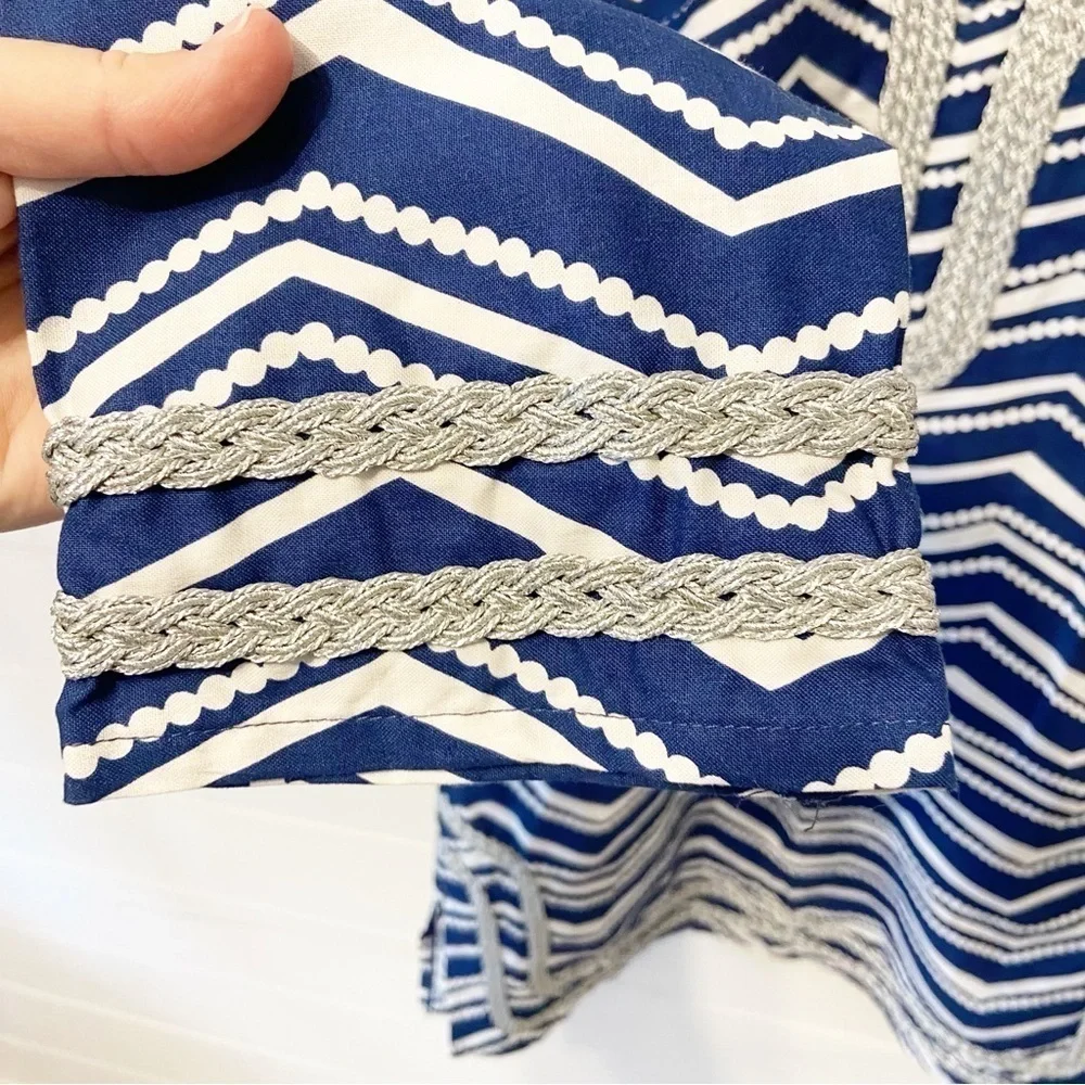 NWTs Sail to Sable | Cotton Braided Detail Cotton Tunic Dress Size 1 (Small)
